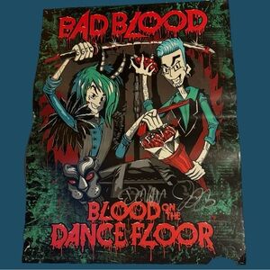BOTDF Blood On The Dance Floor Bad Blood Scene Emo Poster Brokencyde